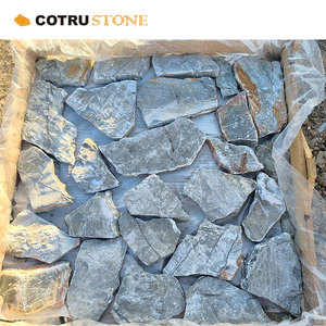 2024 xu hướng mới Trung Quốc ánh sáng màu xám bên ngoài bức tường ốp đá lỏng lẻo hình dạng bất thường bên ngoài bảng điều khiển ngăn xếp đá vôi - Product Image 5