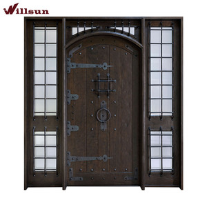 Puerta Arqueada de Hierro Forjado para Jardín <span class=keywords><strong>Exterior</strong></span> de Casa, Hermosos Diseños de <span class=keywords><strong>Puertas</strong></span> de Bodega Estilo Speakeasy - Product Image 6