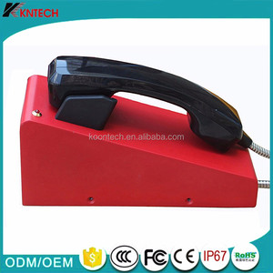 Điện thoại để bàn công nghiệp KNZD-28 hoàn toàn mới màu đỏ chắc chắn với giọng nói hai chiều VoIP Bảo hành đường dây nóng <span class=keywords><strong>SIP</strong></span> điện thoại - Product Image 2