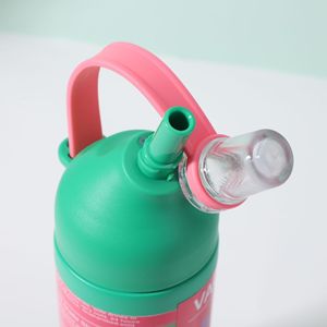 Botella de agua aislada al vacío de acero inoxidable, de gran capacidad, portátil para exteriores, con tapa abatible, para deportes y senderismo. - Product Image 4