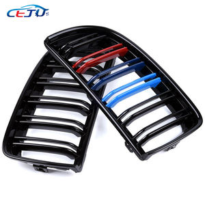 Accessoires de voiture Grille de <span class=keywords><strong>rein</strong></span> avant noire couleur M pour BMW Série <span class=keywords><strong>3</strong></span> E90 E91 325xi 320i 325i 325i 328i 330i 335i 2005 - 2008 - Product Image 5