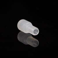 Raccord rapide pour tube rigide en plastique PTFE 1/4-28UNF Raccords de tuyauterie sans bride à virole filetée
