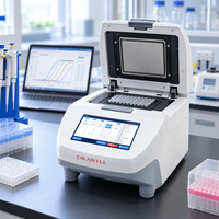 Système PCR à écran tactile Drawell TC1000-S+ 5 ℃   Amplificateur PCR à gradient de 96 puits, chauffage et refroidissement ultra-rapides, pour la recherche moléculaire