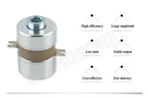 Transducteur ultrasonique <span class=keywords><strong>Langevin</strong></span> 125KHz 50W pour bain ultrasonique industriel - Product Image 3