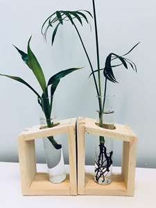 <b>Bamboo</b> Hydroponic Plant <b>Vase</b> Home Decoration <b>Vase</b> <b>Bamboo</b> & <b>Wooden</b> <b>Vases</b> - Product Image 5
