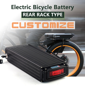 Kalınlaştırılmış Arka Raf E-Bisiklet Aküsü 36V 48V 10-35Ah T032-2 Lityum İyon Paketi, Arka Lamba ve BMS ile 1000W Elektrikli Bisiklet için - Product Image 6