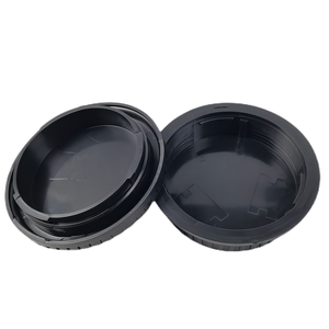 Couvercle de boîtier et kit de capuchon d'objectif arrière approprié pour <span class=keywords><strong>Canon</strong></span> EOS Rebel T8i SL1 SL2 SL3 5D Mark II III IV <span class=keywords><strong>6D</strong></span> 7D et plus <span class=keywords><strong>Canon</strong></span> DSLR - Product Image 4