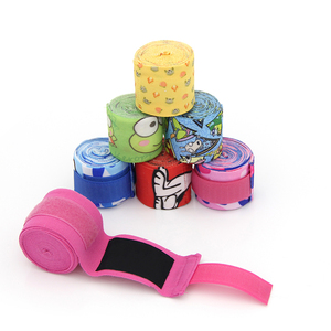 Boxing hand wraps pure cotton boxing hand bandage custom printing 5cm width 250cm long