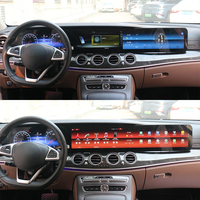 Pantalla Triple de 38.5 Pulgadas con Android 15 para Mercedes Benz Clase E W213 2016-2020, Unidad Principal Estéreo para Auto, Reproductor Multimedia GPS Inalámbrico