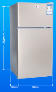 Réfrigérateurs compacts 118L tous les parfums propres réfrigération réfrigération double porte <span class=keywords><strong>location</strong></span> congélateur en bas machine <span class=keywords><strong>prix</strong></span> de gros - Product Image 5