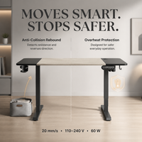 Table élévatrice électrique AOR à moteur unique et cadre inversé, capacité de charge 200 kg, pour usage domestique, bureau, usine, vente en gros