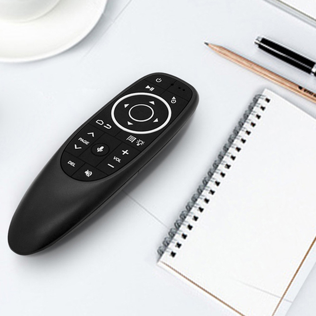 Air Mouse G10S Pro Fixed Code Gyroscope 2.4GHz Wireless Backlit Voice Controller IR Learning Remote Control Android TV Box