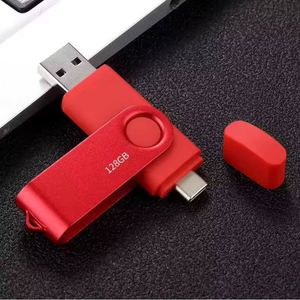 Unidad Flash USB Giratoria 2 en 1 AL AL007 con Interfaces USB 2.0/3.0, Capacidades de 4GB-128GB, Chip Flash Clase A - Product Image 1