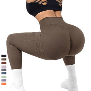 Pantalons de sport de fitness sans couture à taille haute en gros, pantalons de jogging, leggings de <span class=keywords><strong>yoga</strong></span> pour femmes, leggings de <span class=keywords><strong>yoga</strong></span> pour femmes, push-ups - Product Image 1