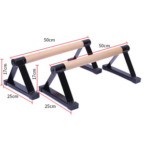 Barres parallèles en bois CHENGMO SPORTS 50 cm, barres <span class=keywords><strong>de</strong></span> fitness pour la maison, barres parallèles en bois <span class=keywords><strong>de</strong></span> haute qualité, support pour pompes en bois <span class=keywords><strong>de</strong></span> hêtre - Product Image 2