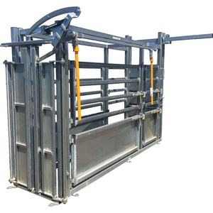 Équipement d'élevage Bétail Squeeze Chute Premium Automatique Vet Crush Avec Menton Support - Product Image 1