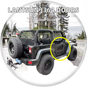 Lantsun J364 araba yarım kapı çelik JeepSS wjelerss JK 2 kapı için yeni durum ön iki adet - Product Image 2