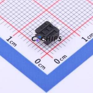 TC-0513-3.8-260G Tactile Switch SMD-4P,4.5x4.5mm Switch Single Pole Single Throw Round Button 2.6N Vertical Mount - Product Image 2