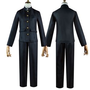 Anime <strong>Chainsaw</strong> <strong>Man</strong> Makima ASA MITAKA Yoshida Hirofumi Reze Cosplay Costume Black Trench <strong>Shirt</strong> Tie Pants Nurse Dress Wigs - Product Image 2