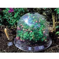 Cloche de jardin dôme couvre-plantes cloche de jardin protecteur de plantes protection contre le gel pour serre végétale avec cheville de fixation