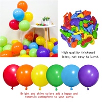 Nouveauté, décoration d'anniversaire de haute qualité, fournitures de fête, ballons en latex gonflables arc-en-ciel, kits de guirlandes de ballons