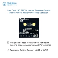 Module radar à ondes millimétriques FMCW 24 GHz à faible coût, capteur de présence humaine, détecteur d'occupation, capteur intelligent IoT
