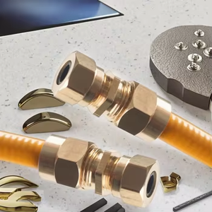 Áp lực cao có thể tháo rời ống khí đốt tự nhiên bếp đặc biệt ống sóng với thép không gỉ và đồng khớp ống khí - Product Image 5