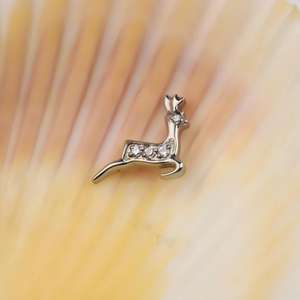 Pendiente <span class=keywords><strong>de</strong></span> Labret <span class=keywords><strong>de</strong></span> <span class=keywords><strong>Titanio</strong></span> Hipoalergénico <span class=keywords><strong>de</strong></span> Grado Implante ASTM F136 con Rosca Interna y Circonita Cúbica, para Bodas, Cristiano, Unisex - Product Image 6