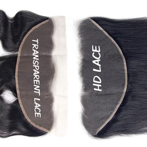 Perruque frontale sans colle HD en cheveux brésiliens bouclés Remy, avec closure en dentelle 13x4 4x4 5x5, style italien Dai <span class=keywords><strong>Anran</strong></span> 80% pour femmes noires - Product Image 3