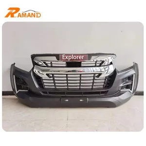 Factory New Front Body Kit Part Front Bumper ABS Standard Size Upgrade to 2020 2021 2022 New 2016-2019 BLACK for Isuzu Dmax