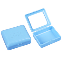 Boîte de rangement pour appareil dentaire orthodontique en plastique avec logo personnalisé, étui de rangement invisible pour gouttière d'aligneur, produit d'hygiène bucco-dentaire polyvalent