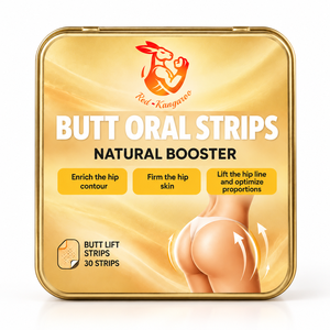 Bandes buccales naturelles pour les fesses, booster de hanches au collagène et biotine, bandes buccales dissolvables pour raffermir la peau des hanches et optimiser le rapport taille-hanches - Product Image 1