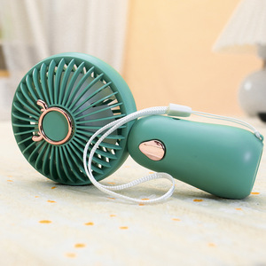 Portable <b>Mini</b> Handheld <b>Fan</b> With Rechargeable Battery <b>Usb</b> Charging 2W DC Motor Button Control Hands-Free For Students - Product Image 4