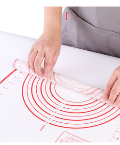 Tapis de cuisson en silicone antidérapant de qualité alimentaire Syh162 pour pétrir la pâte et étaler les produits, avec mesures, vente en gros - Product Image 6