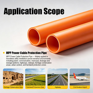 Tubería MPP Amarilla Flexible Resistente a las Termitas de Alta Presión para Protección de Cables en Australia, Territorio <span class=keywords><strong>del</strong></span> <span class=keywords><strong>Norte</strong></span>, Conexión Rápida para Minas de Carbón - Product Image 4