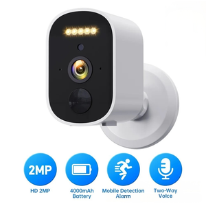 Kamera pengawas tenaga surya 4MP 4G, kamera pengawas penglihatan malam warna penuh deteksi gerakan cerdas tahan air kartu Sim luar ruangan - Product Image 6