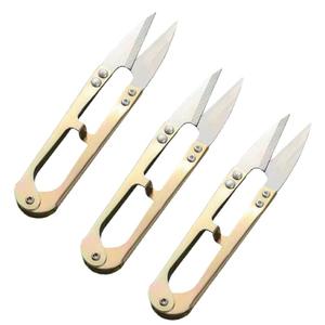 Ciseaux à point de croix, ciseaux en forme de U, coupe-fils jaunes, outils de point de croix en forme de U, fabricants de petits cadeaux. - Product Image 4