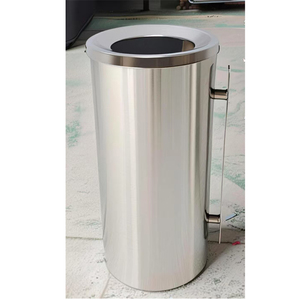 Outdoor Stainless Steel Wall Mounted Ashtray Lockable Metal Trash <strong>Bin</strong> for <strong>Smoking</strong> Accessories in Public Places - Product Image 1