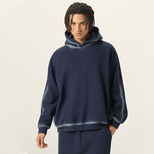 Ensemble sweat à capuche et pantalon de survêtement vierge avec logo personnalisé 2025 <span class=keywords><strong>vêtements</strong></span> d'hiver <span class=keywords><strong>pour</strong></span> hommes <span class=keywords><strong>vêtements</strong></span> de rue ensemble de pantalons et sweat à capuche <span class=keywords><strong>vêtements</strong></span> <span class=keywords><strong>pour</strong></span> hommes pull-over - Product Image 3