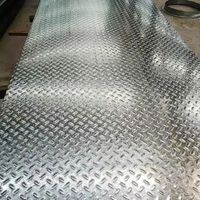 Tôle d'acier galvanisé à carreaux Z22 220g/M2 SGCC+Z, bobine d'acier galvanisé à chaud coupée en plaques