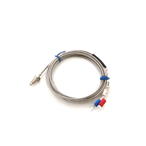 Capteur de température à vis Thermocouple K M6 USB OEM ODM IP52 avec écran LCD 0.2 pouces, stockage de données et 3 palettes de couleurs - Product Image 1