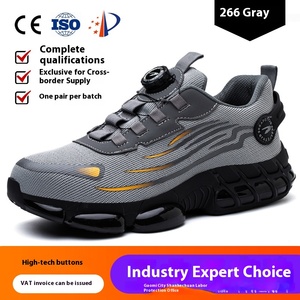 <span class=keywords><strong>Scarpe</strong></span> antiforatura Anti-puntura da <span class=keywords><strong>uomo</strong></span> con punta in acciaio resistente all'usura manopola con lacci per uso industriale primavera estate - Product Image 6