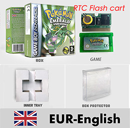 EUR emerald RTC Flash cart box