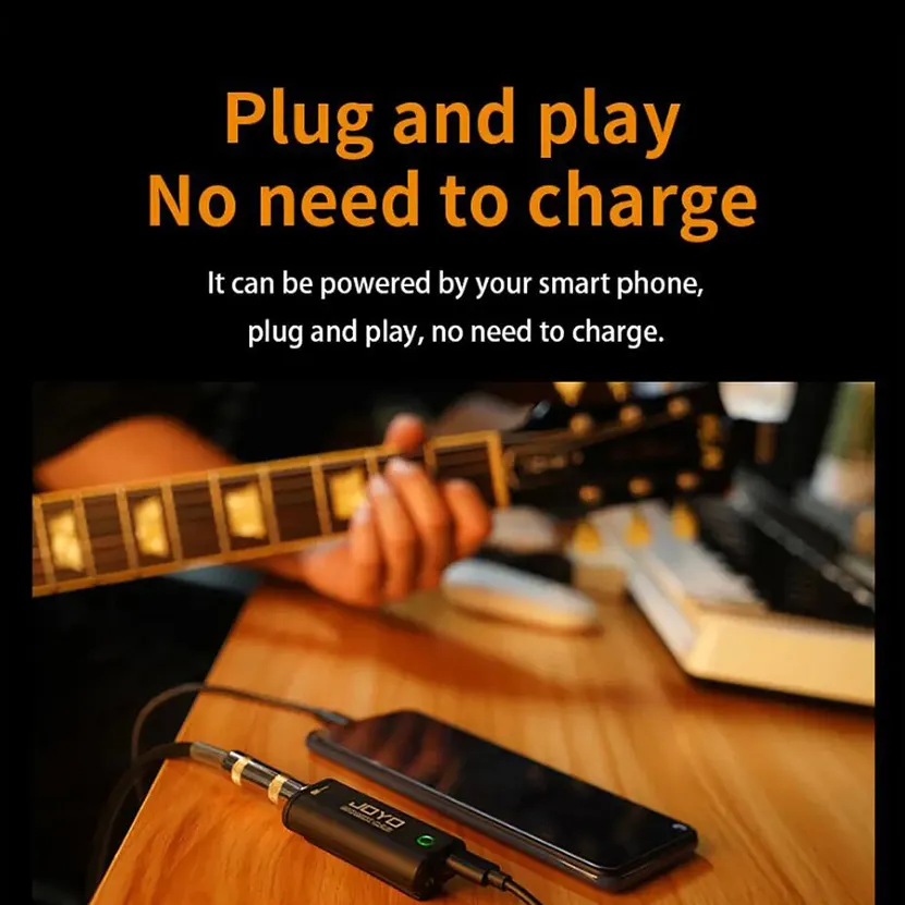 JOYO MOMIX CAB Portable Plug and Play Mini Audio Mixer Pocket USB Sound Card Guitar Headphone Recording Live Streaming