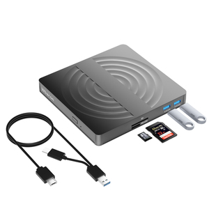 Reproductor de grabadora de CD/<span class=keywords><strong>DVD</strong></span>/VCD multifunción de alta calidad usb3.0/tipo-c Plug and play de una línea de doble uso 1920*1080 - Product Image 1