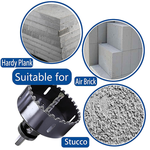 DZ carbure de tungstène grain trou scie Cutter foret matériel en acier pour couper les cloisons sèches stuc Fiber ciment bardage panneau de support - Product Image 4
