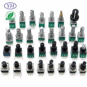 โพเทนชิโอมิเตอร์แบบหมุนขนาด 9 มม. รุ่น M9 แบบปรับแต่งได้ คุณภาพสูง 1k 10k 20k 50k 100k โอห์ม 9 มม. RV097 RD901F RK097 P091N - Product Image 5