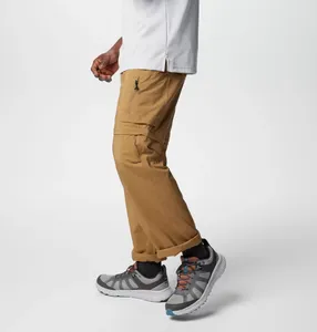 Pantalones de senderismo convertibles ligeros y personalizados para <span class=keywords><strong>hombre</strong></span>, pantalones de construcción de poliéster elástico Softshell, pantalones de senderismo de talla grande para <span class=keywords><strong>hombre</strong></span> - Product Image 3
