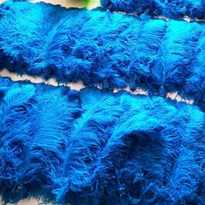 Plumes d'autruche artificielles décoratives en gros, 55-60 cm, bon marché, noires et colorées, grandes plumes d'autruche naturelles - Product Image 4