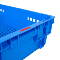 Caisses à pain en plastique empilables, caisses à pain en plastique de qualité alimentaire, caisses de rangement en plastique ventilées